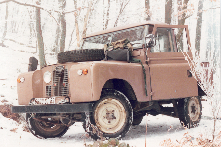 Land Rover SIIA on Michelin
                tires.